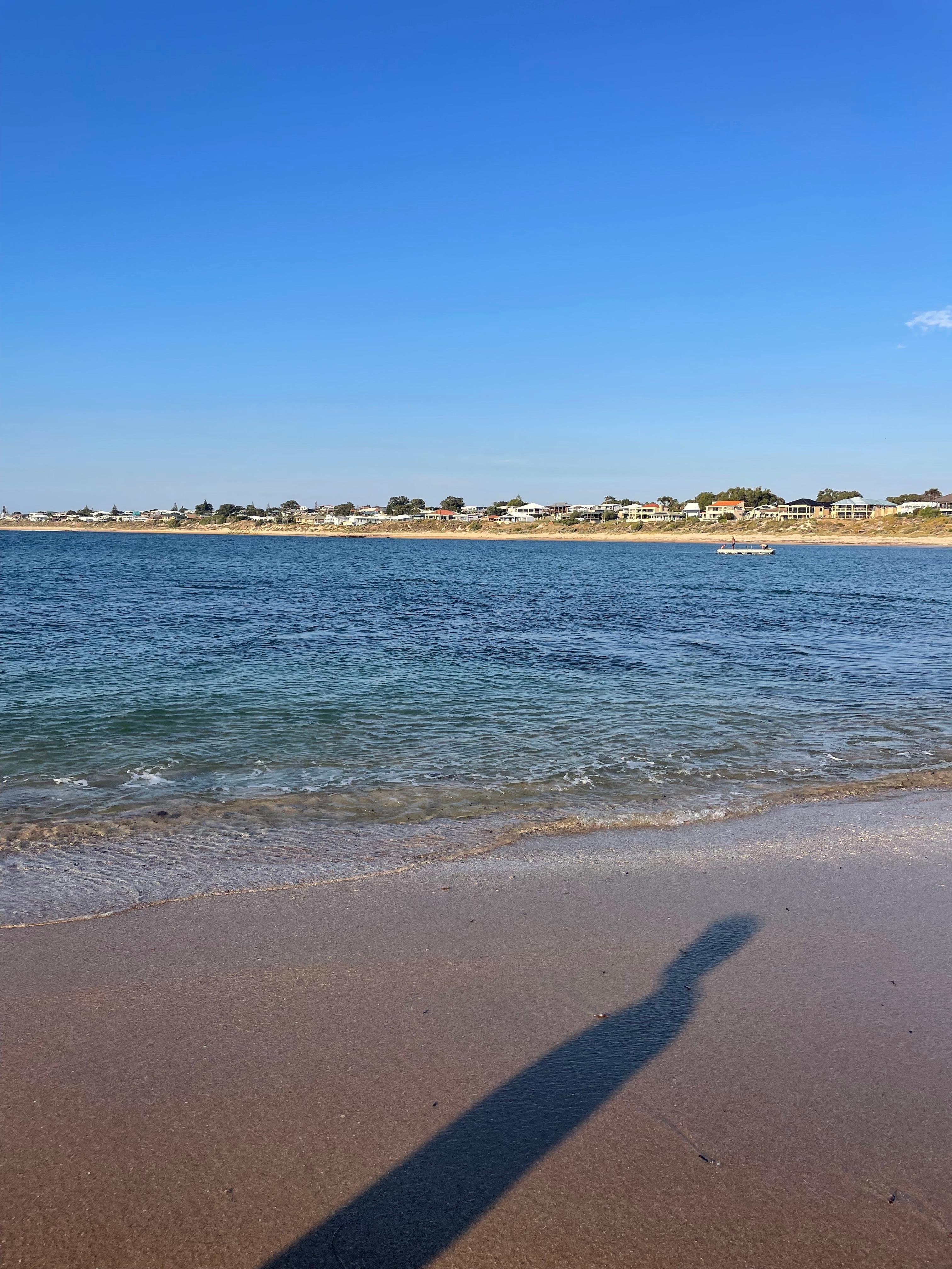 Beach 4 minutes walk up the road 