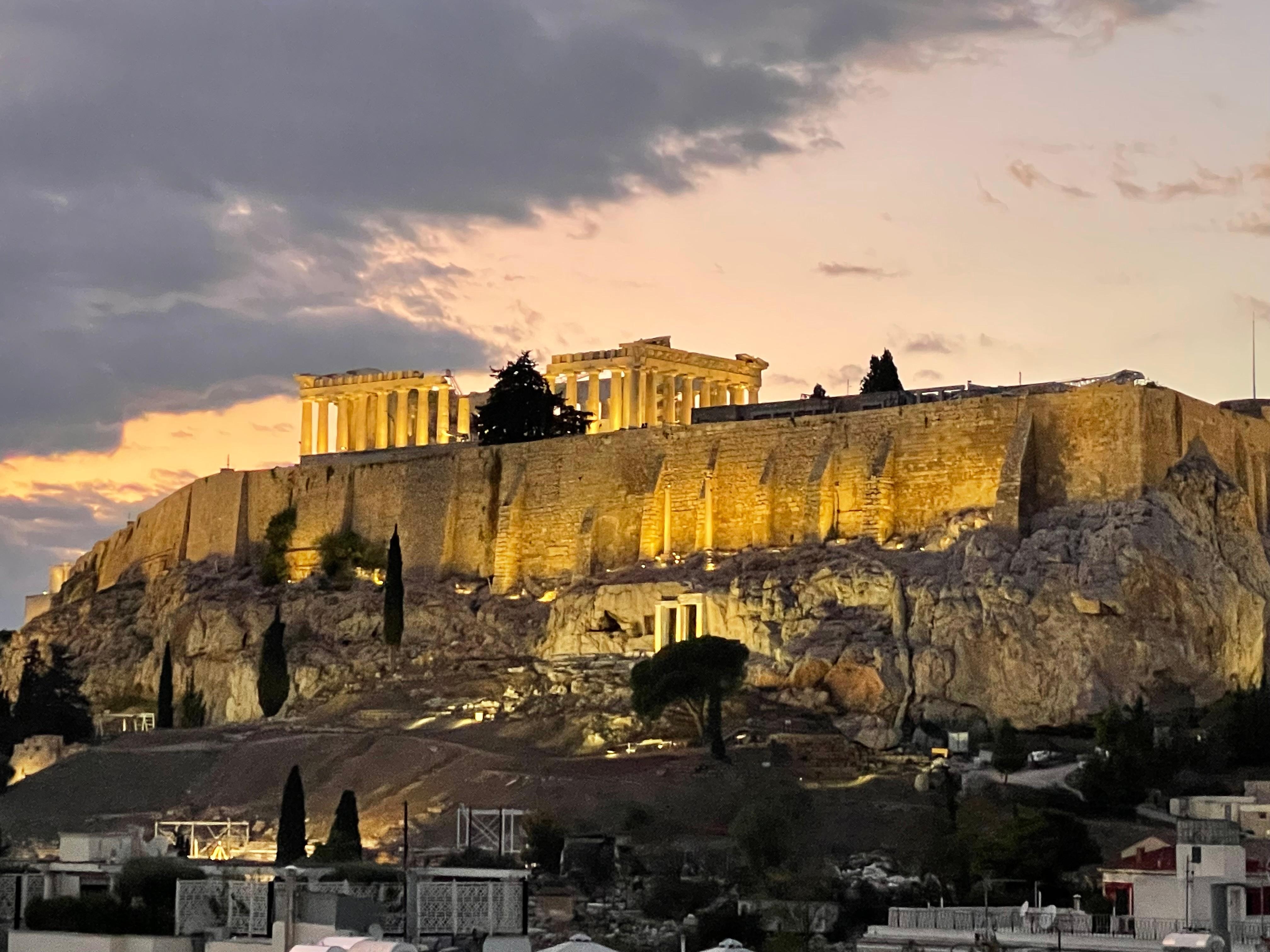 From the roof top top restaurant 