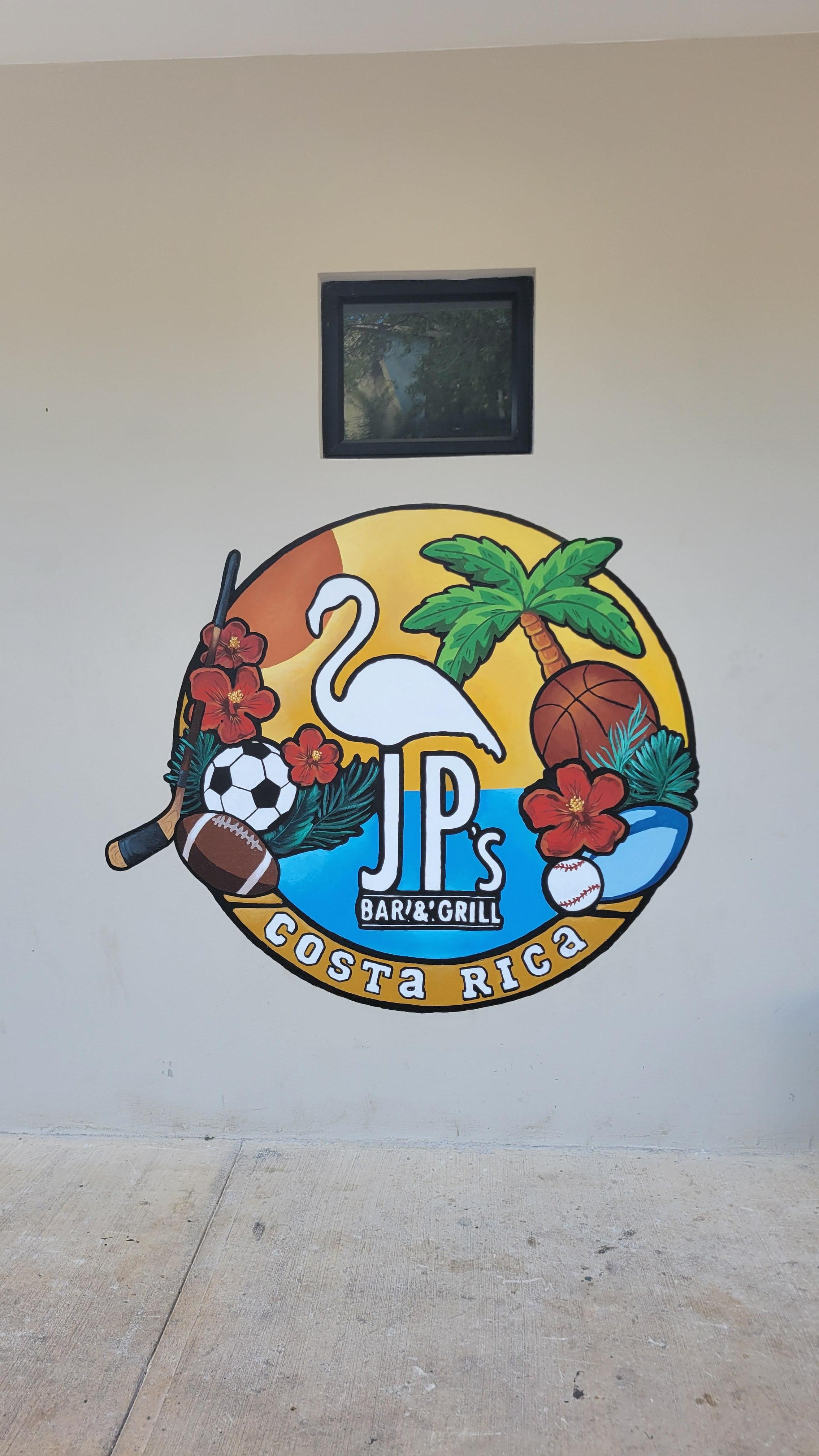 When you see JP's restaurant take the next right turn.  This road will curve around to the entrance.