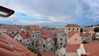 Spectacular view from the walk up studio apartment.
