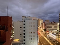 숙소에서 찍은 거리뷰(밤)