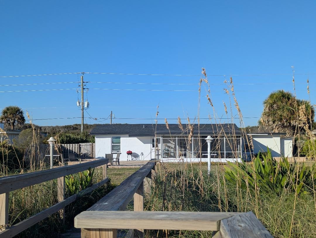Back of the house from the deck