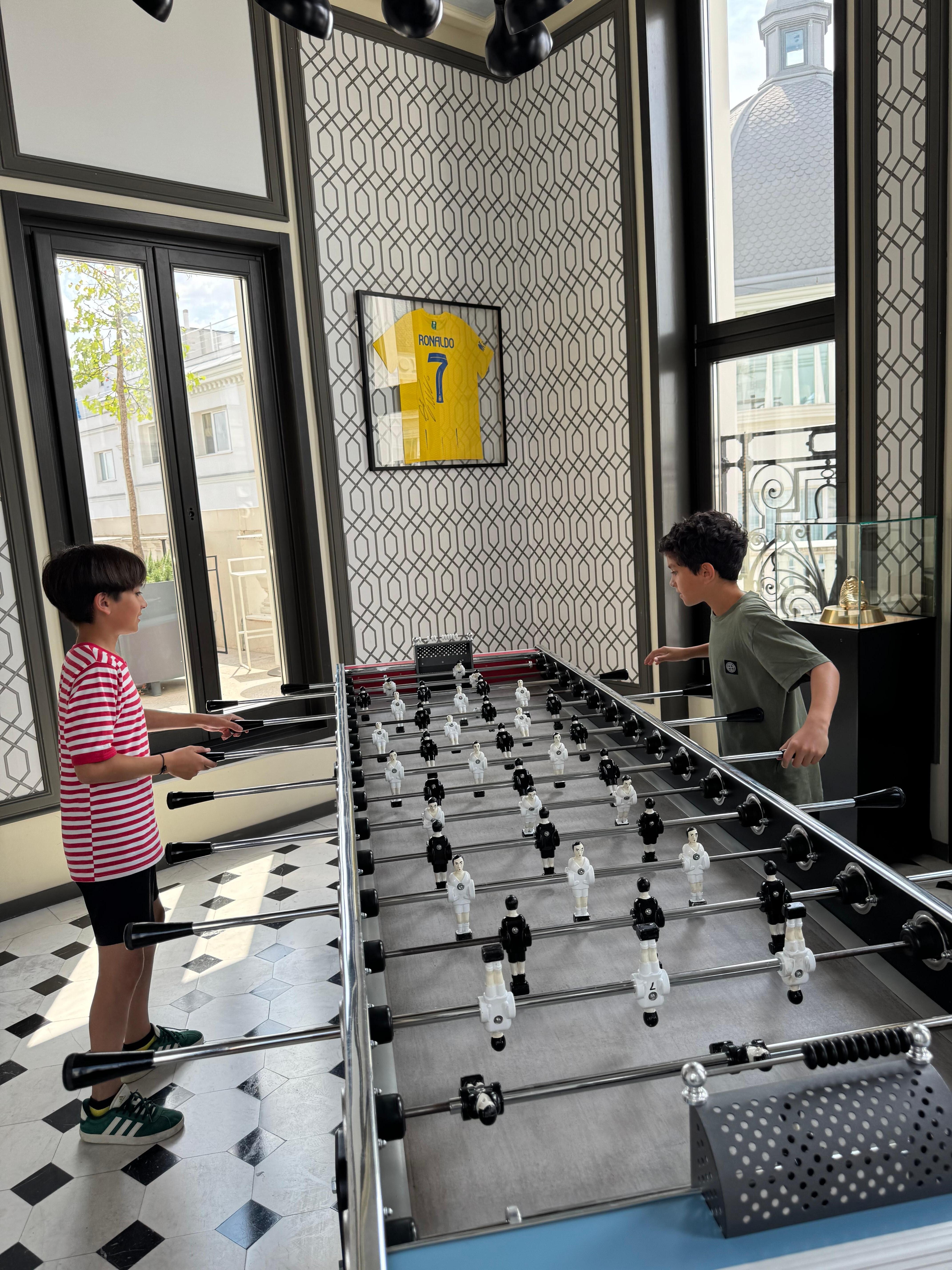 Sport room donde los chicos se divirtieron mucho. 