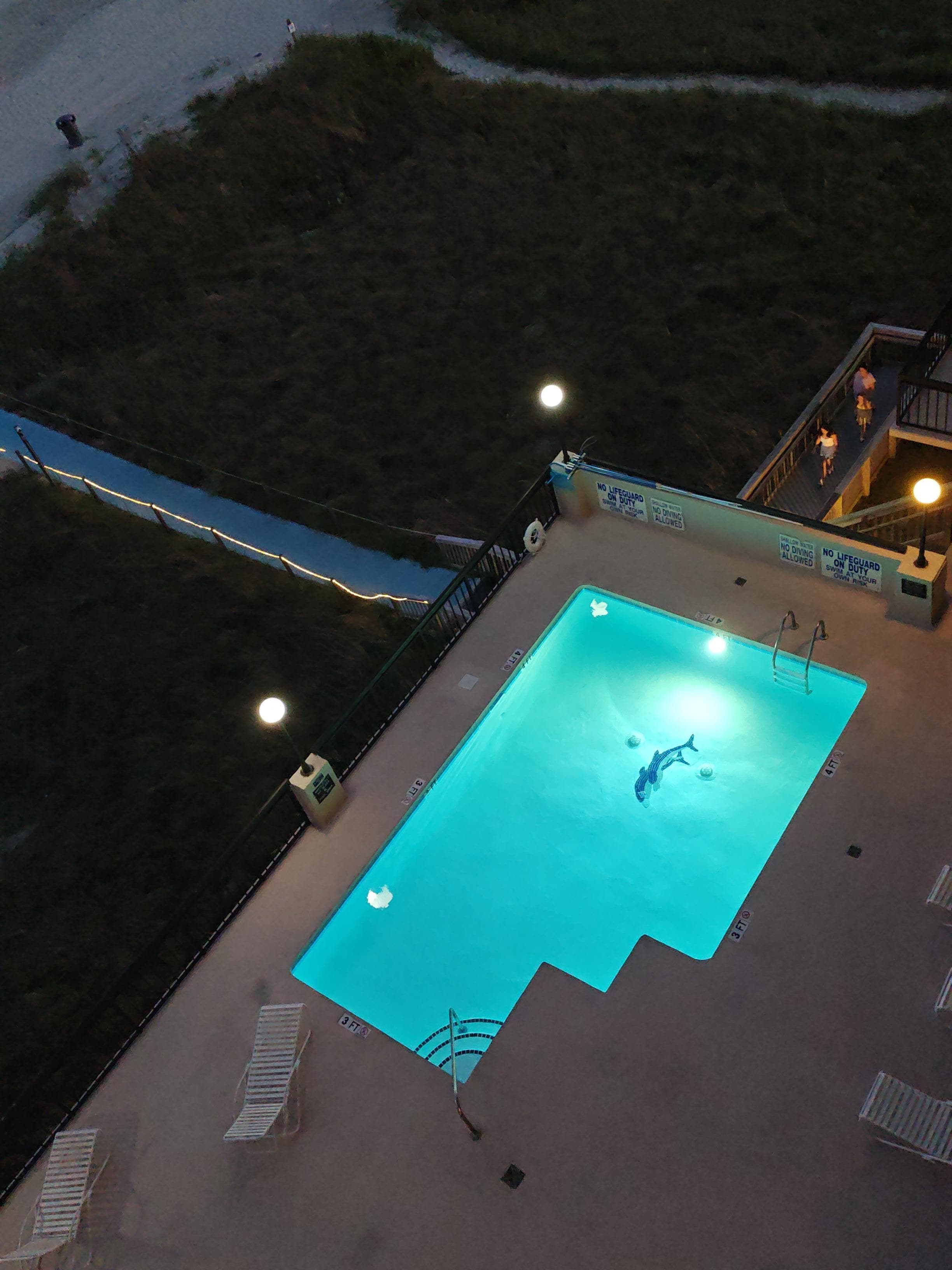 View from our balcony.