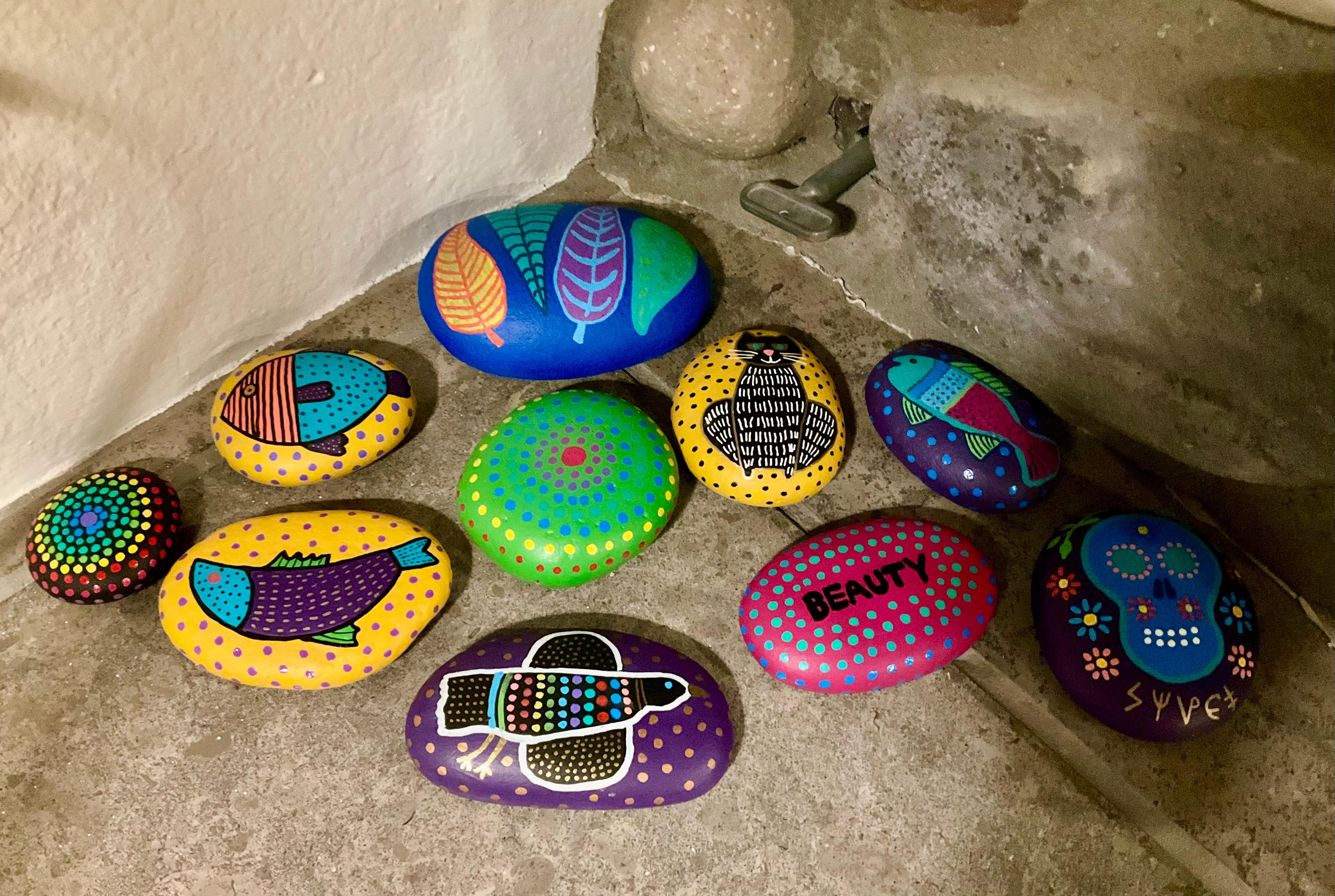 Plenty of rocks to paint