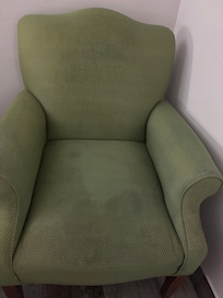 Very dirty chair in our room.