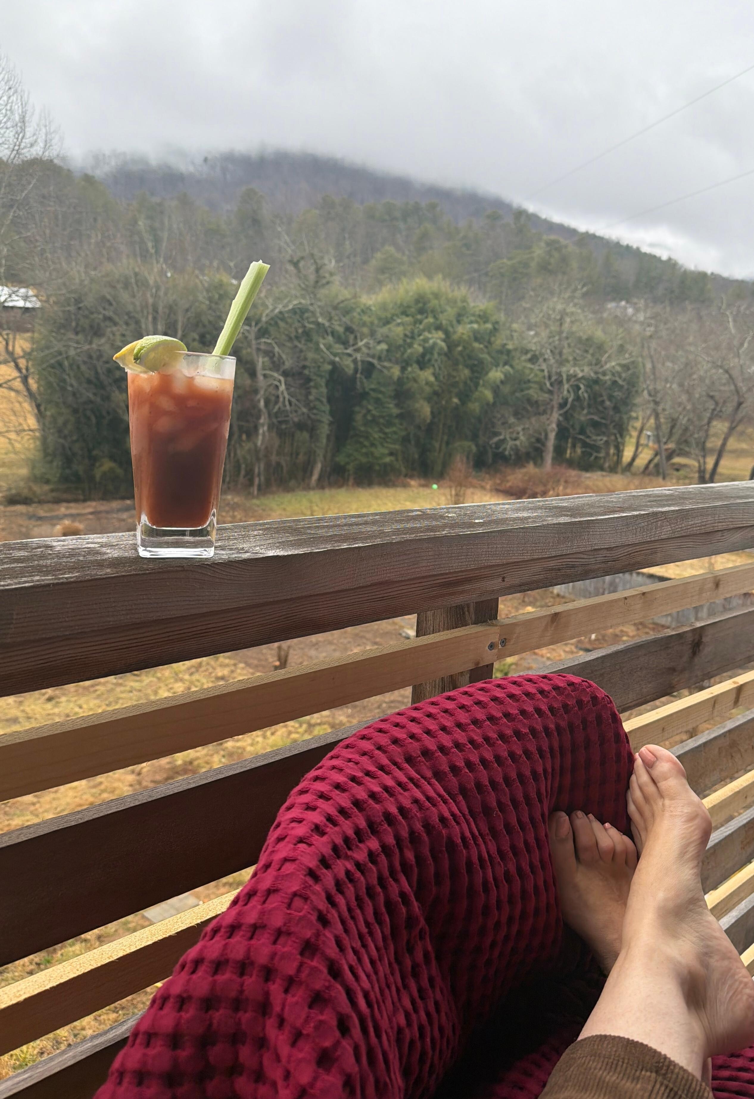 Lovely view on a foggy morning. 