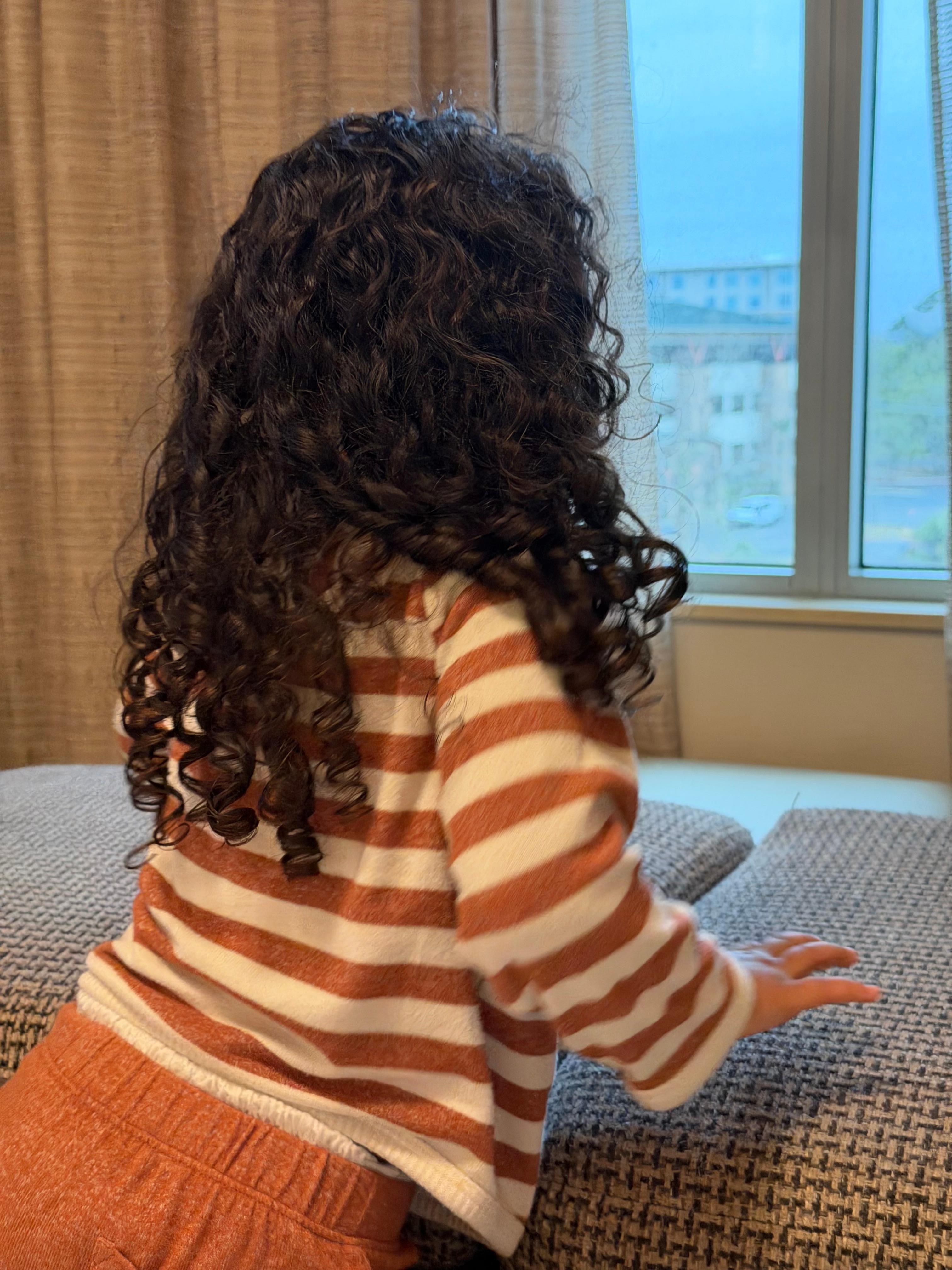 Looking at the city. 