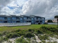 From the boardwalk. Unit is on the far right