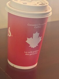 1st room they gave me almost a full coffee left by the tv