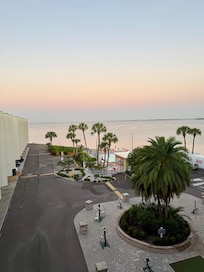 The balcony from the unit provides a beautiful view - morning coffee or sunset cocktail