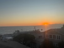 Sunset from the balcony