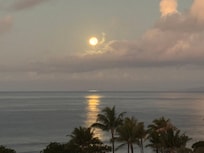 Moonset from Lanai