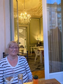 Aftenhygge på terrassen