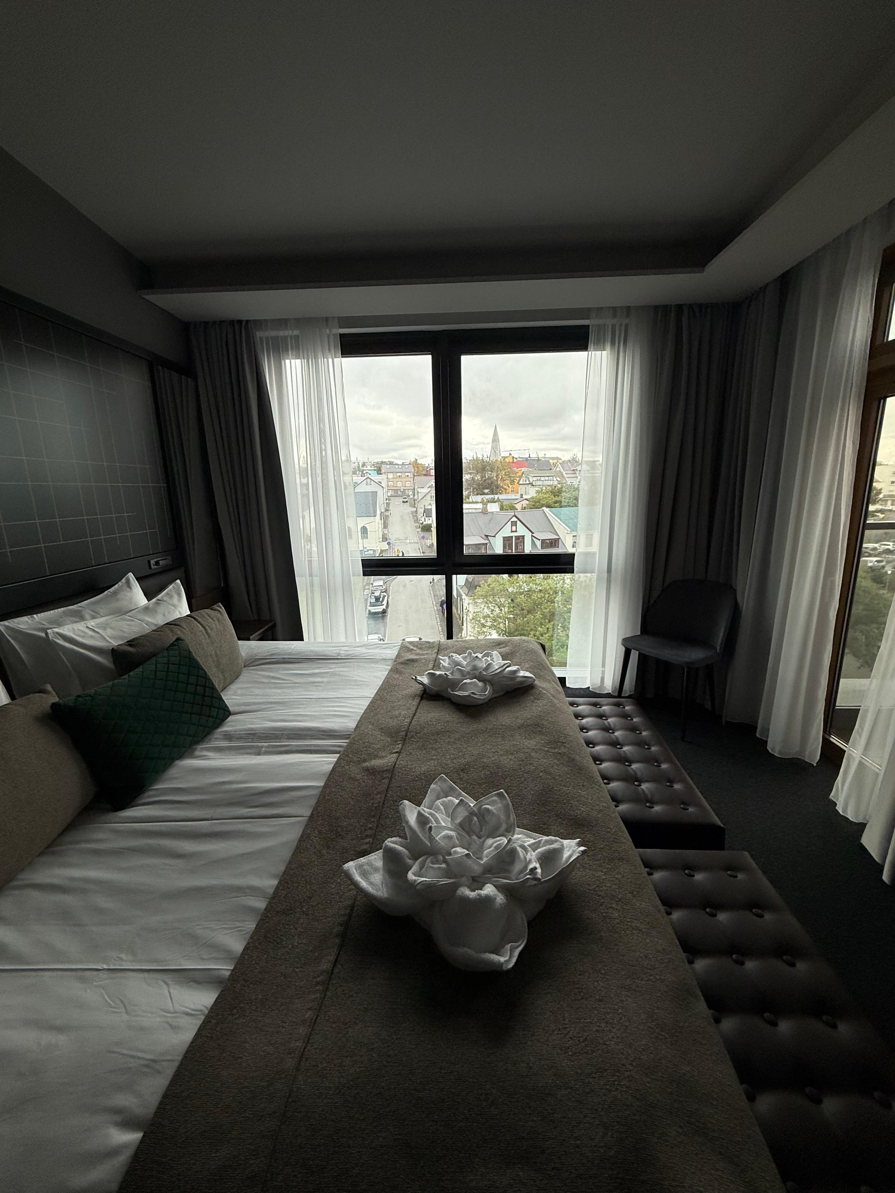 My room with a small balcony to enjoy the fresh, crisp air