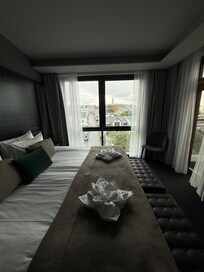 My room with a small balcony to enjoy the fresh, crisp air