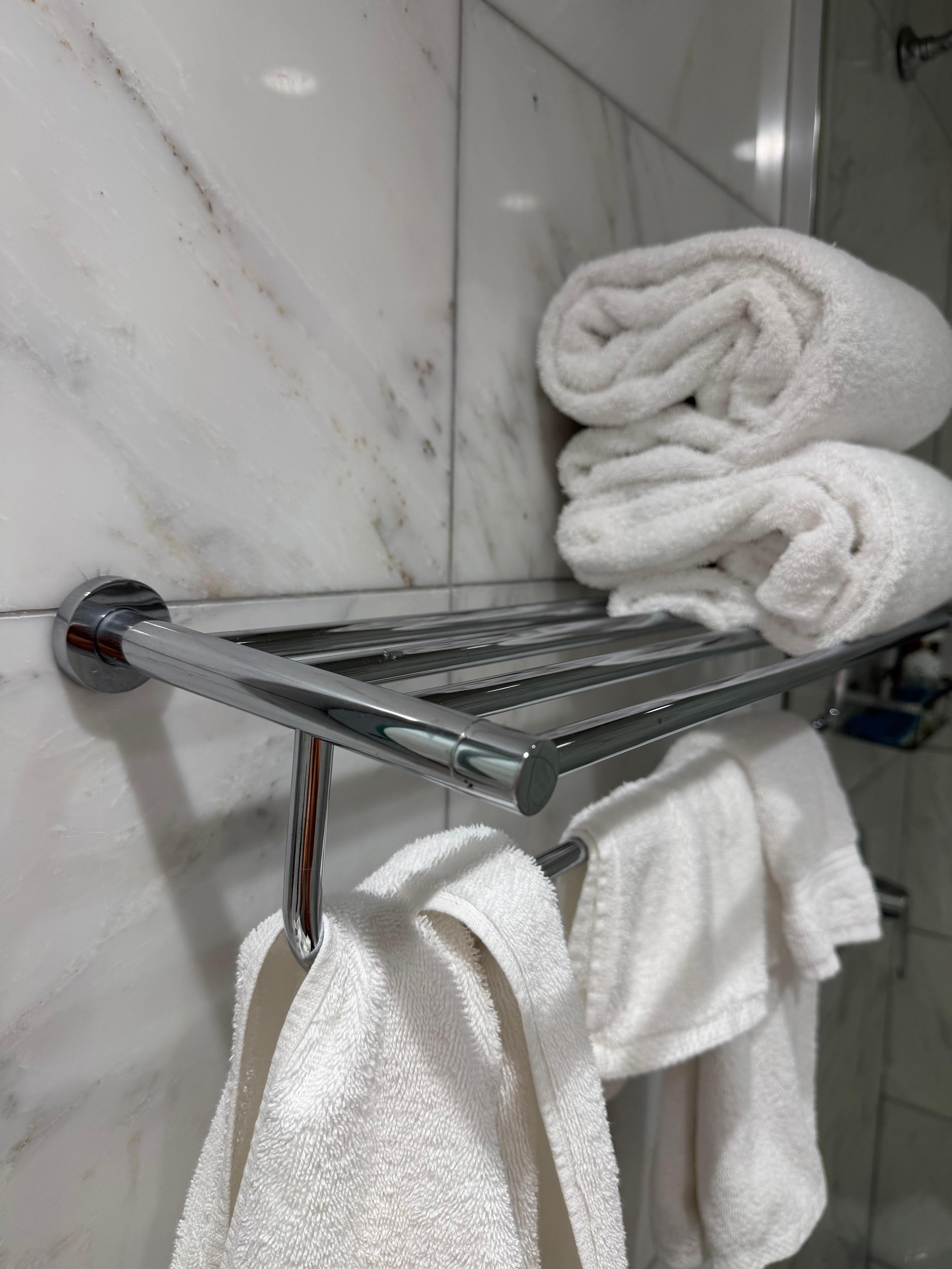 Flimsy towel rack