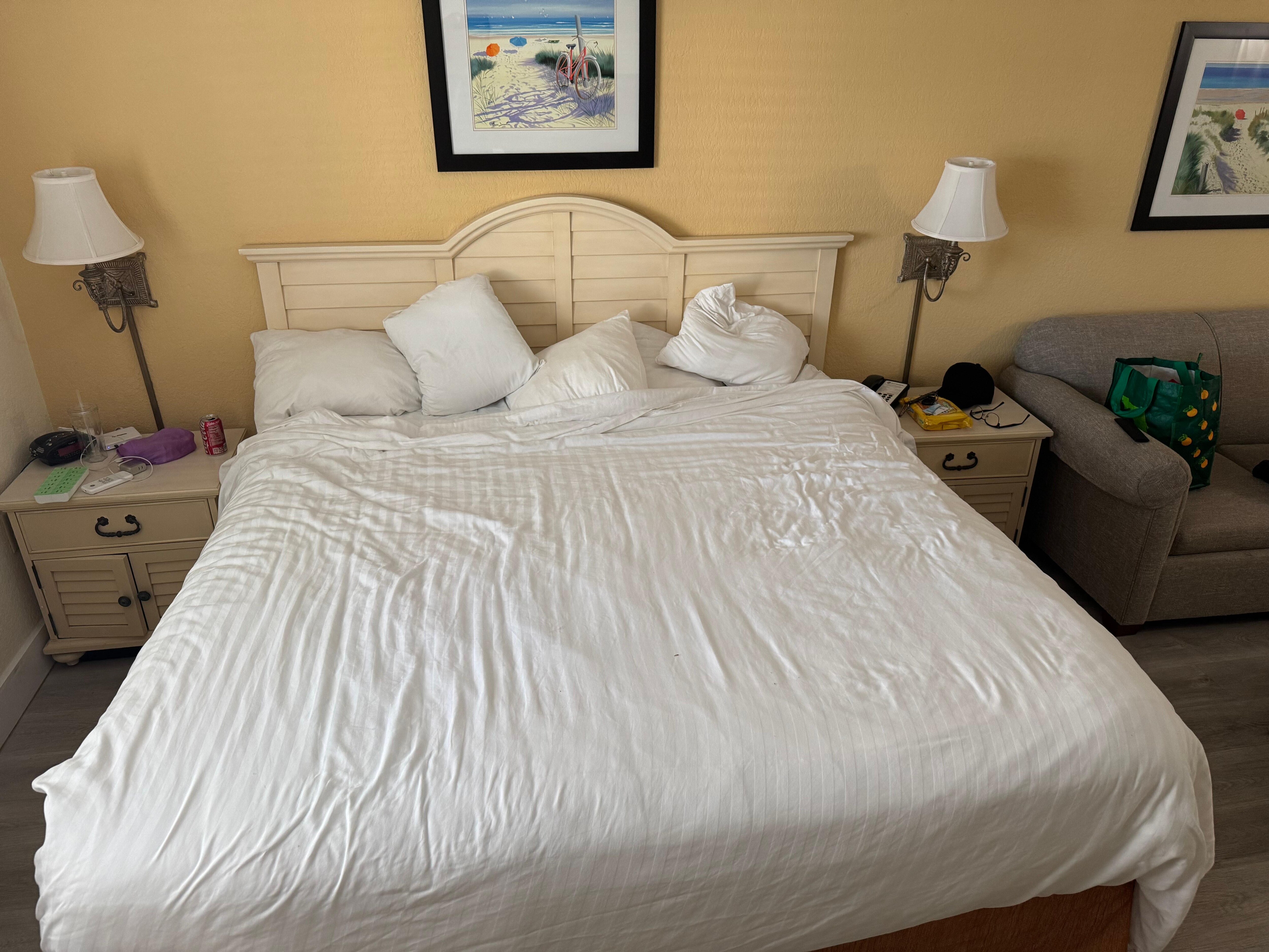 This is how they made up the bed