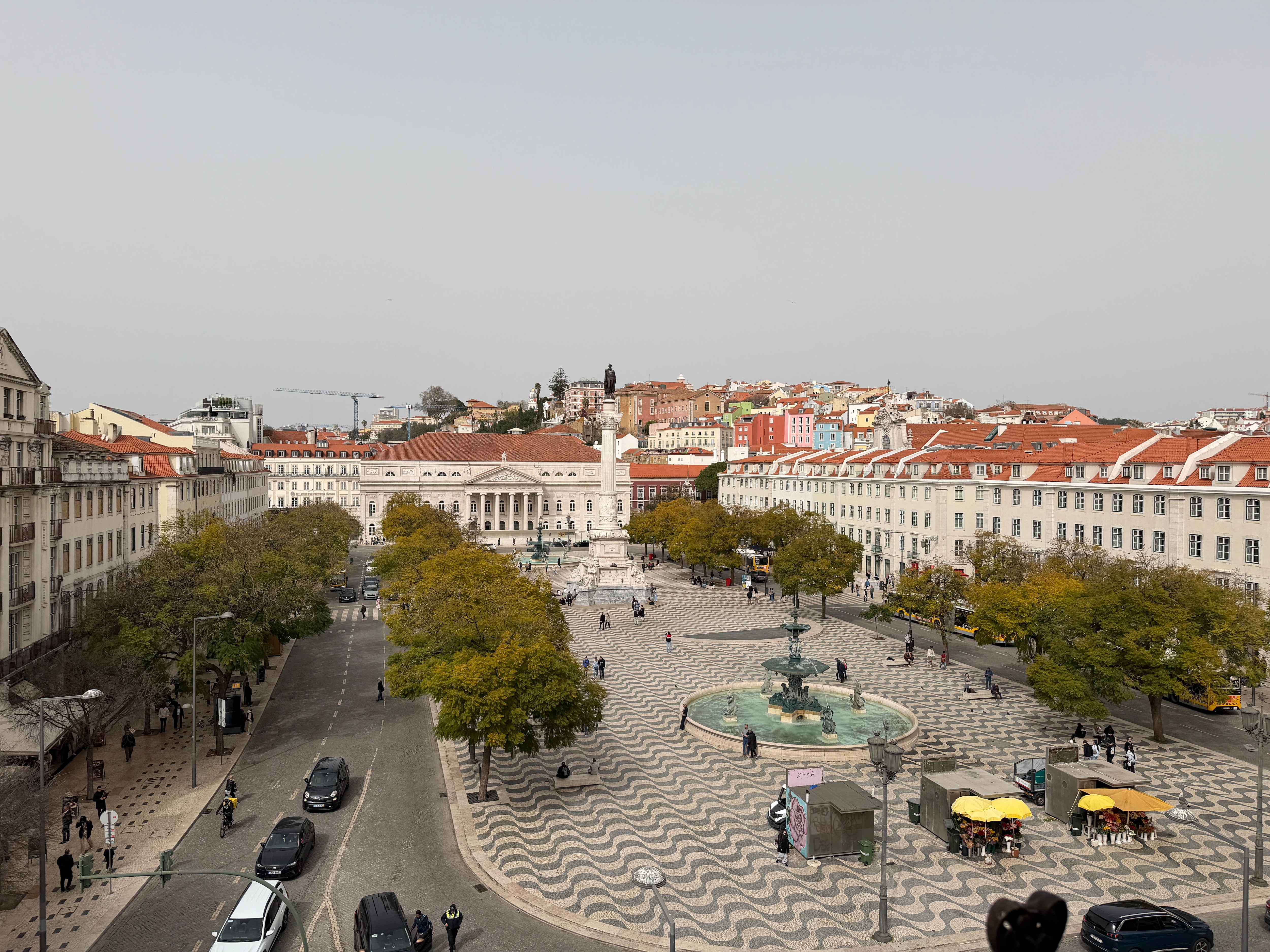 View from room on 4th floor.