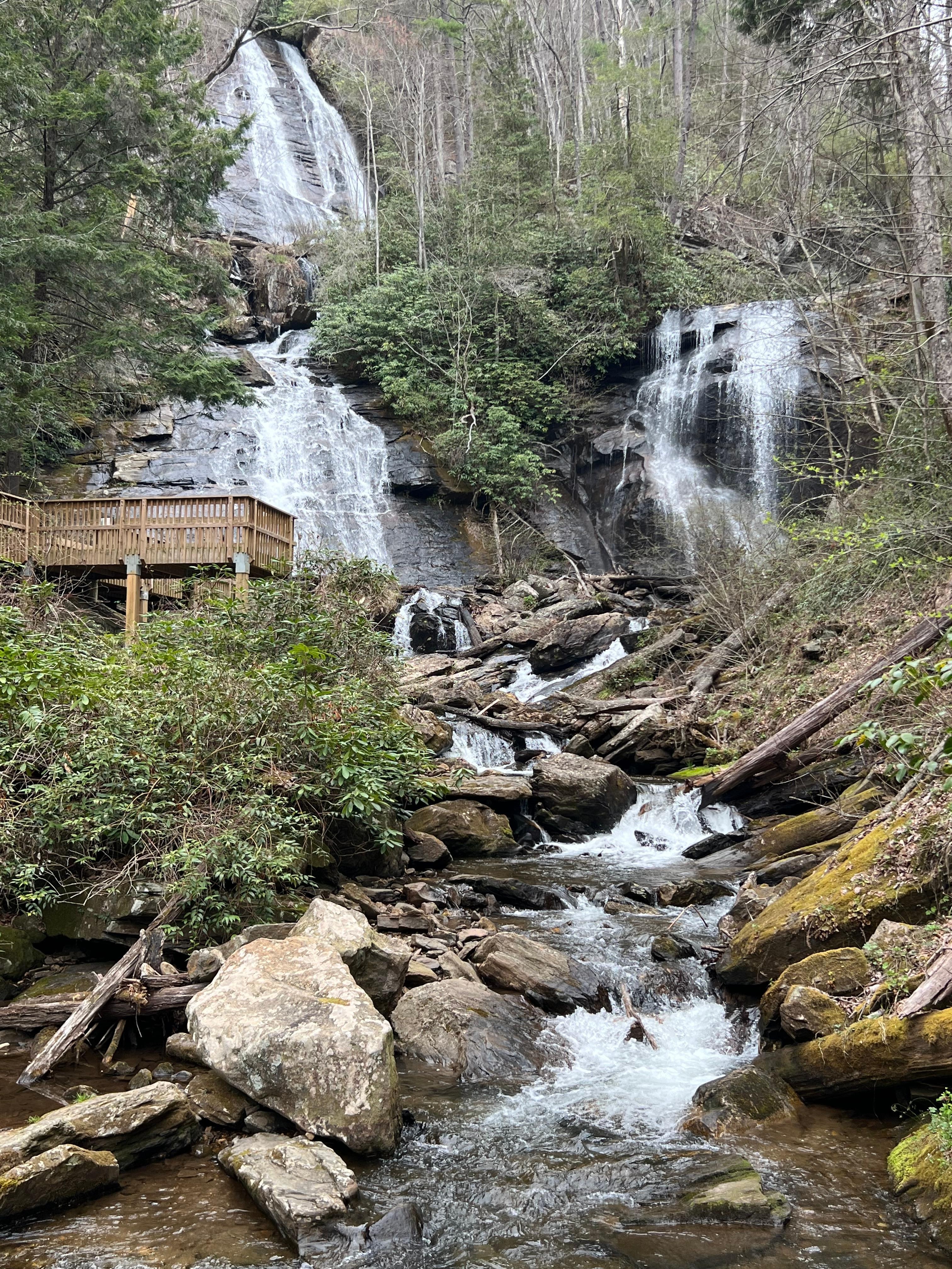 Anna Ruby Falls. Nice hike. 