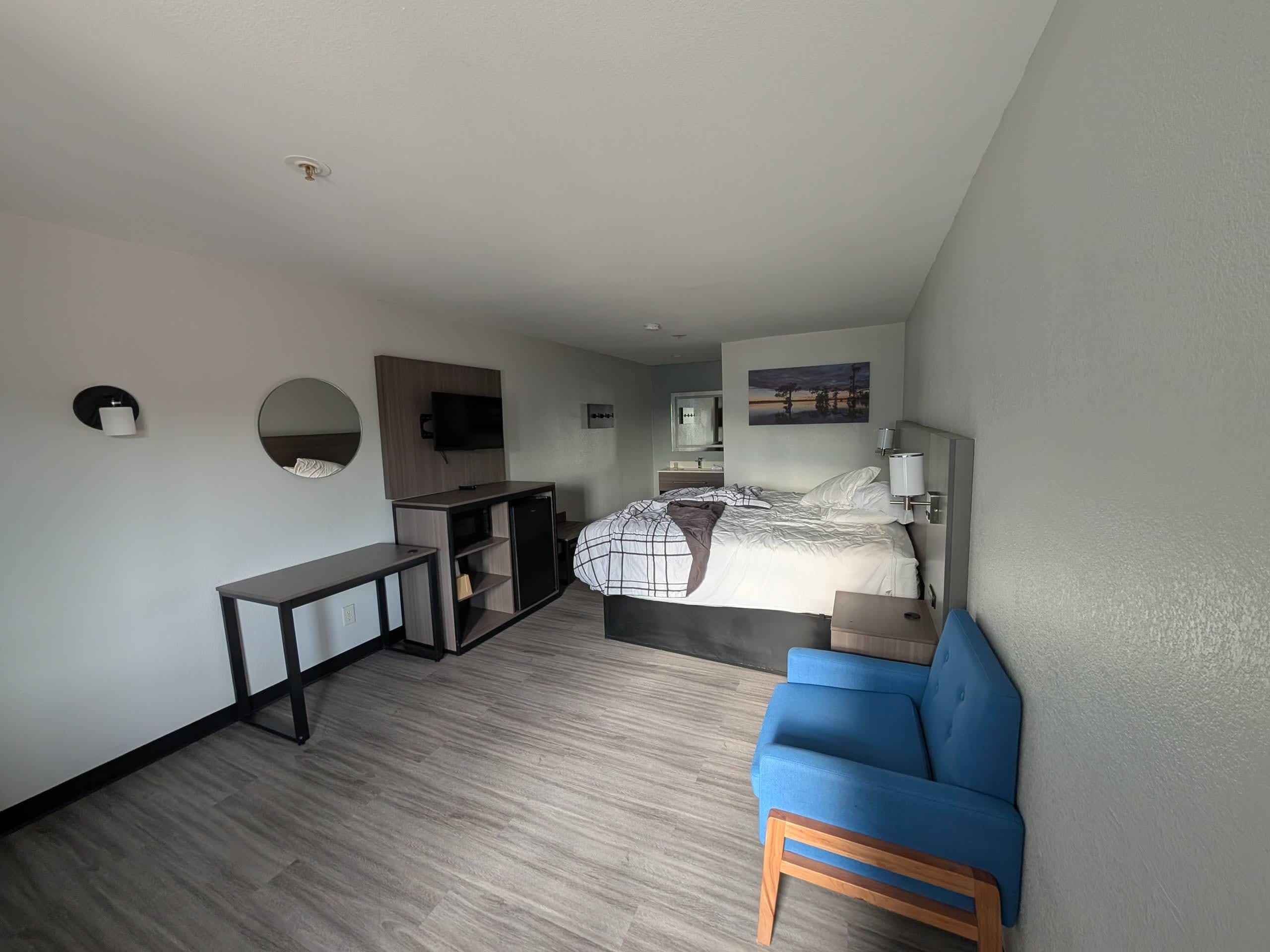 updated room decor and  furniture