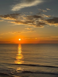 Sunrise from our balcony