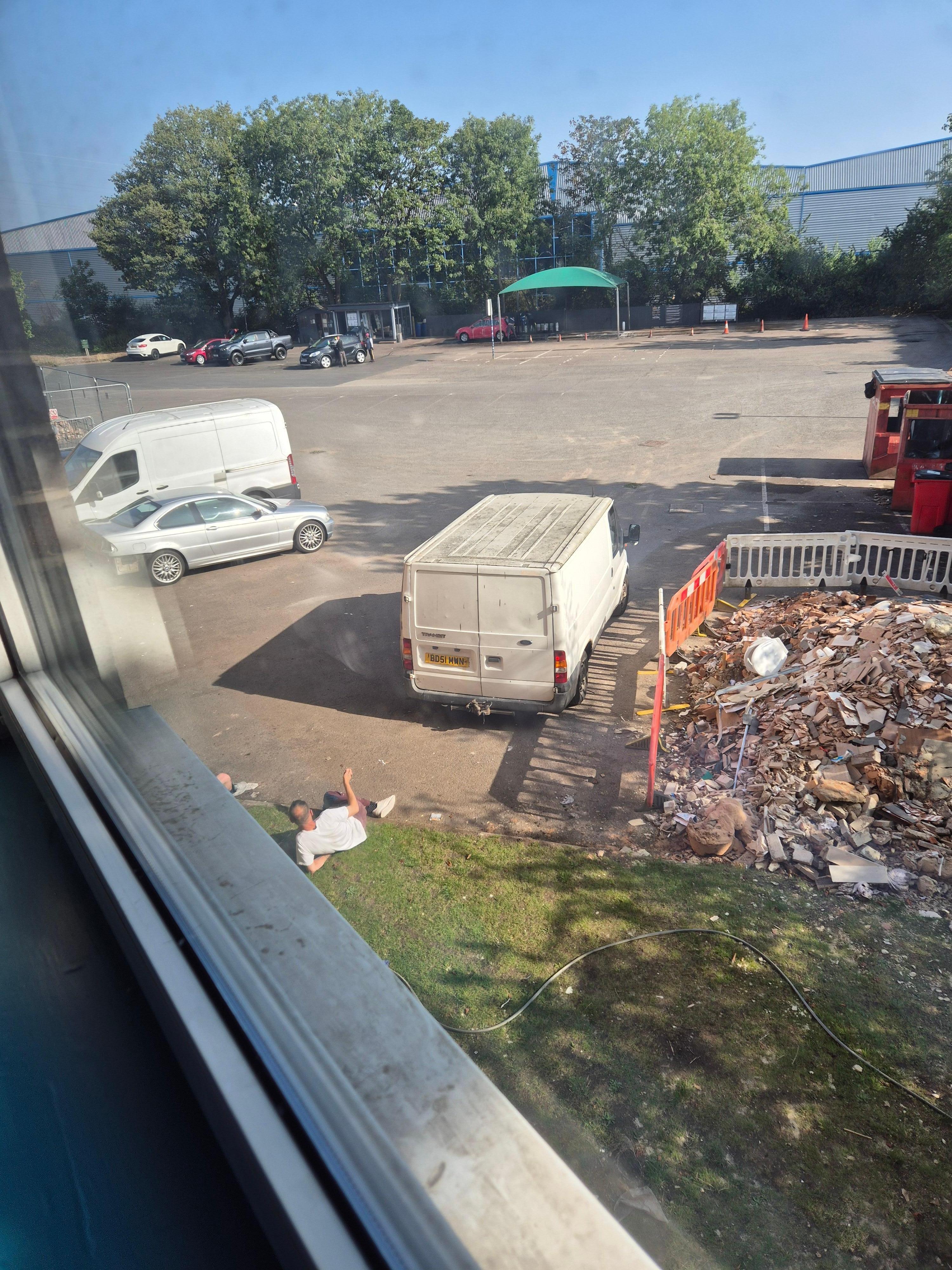 From our window as we left