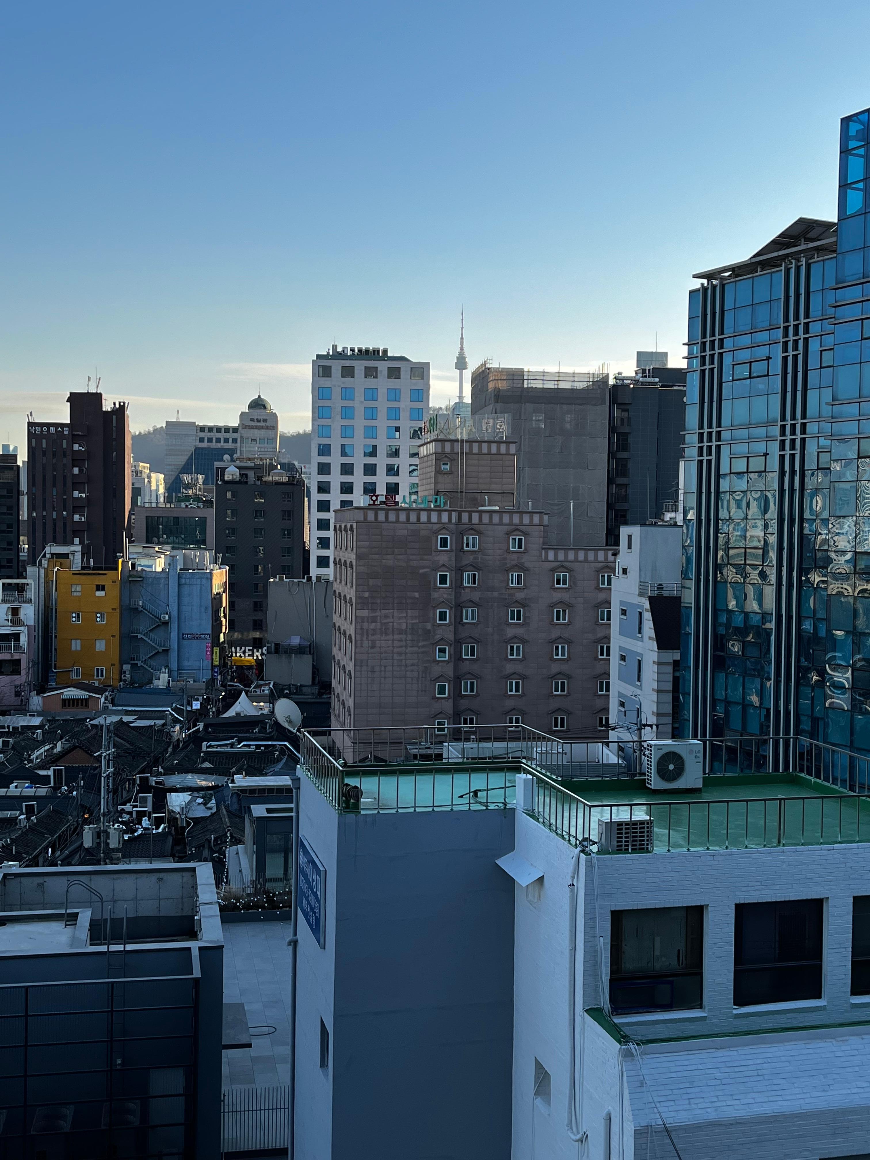 View from hotel room 