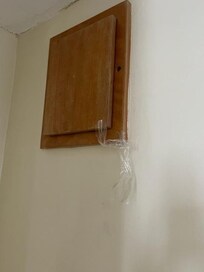 Random tape holding a random door together