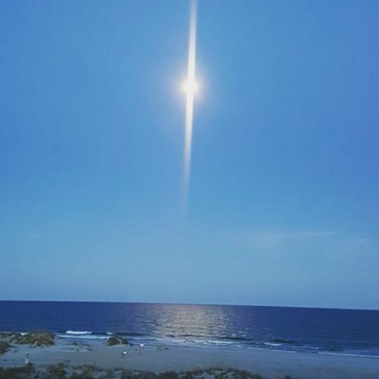 Watching the full moon