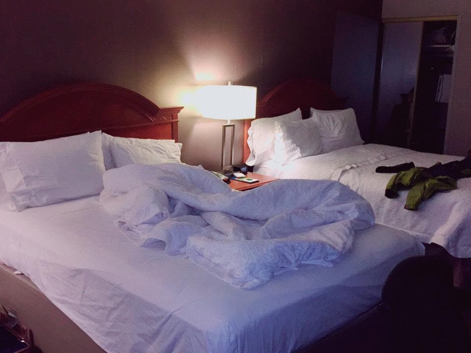 I think the quality of the bed has maintained a certain level.I used a larger bed for the first time last year, but it was soft. This year's bed was not bad.