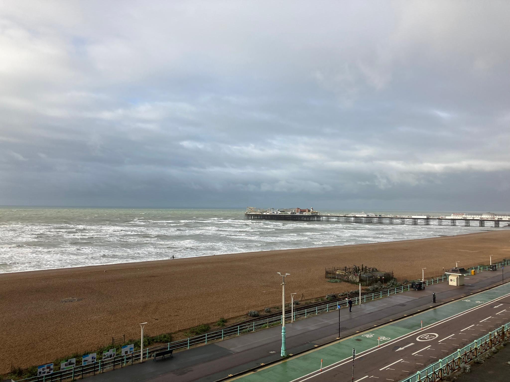 Breakers on Brighton Beach 