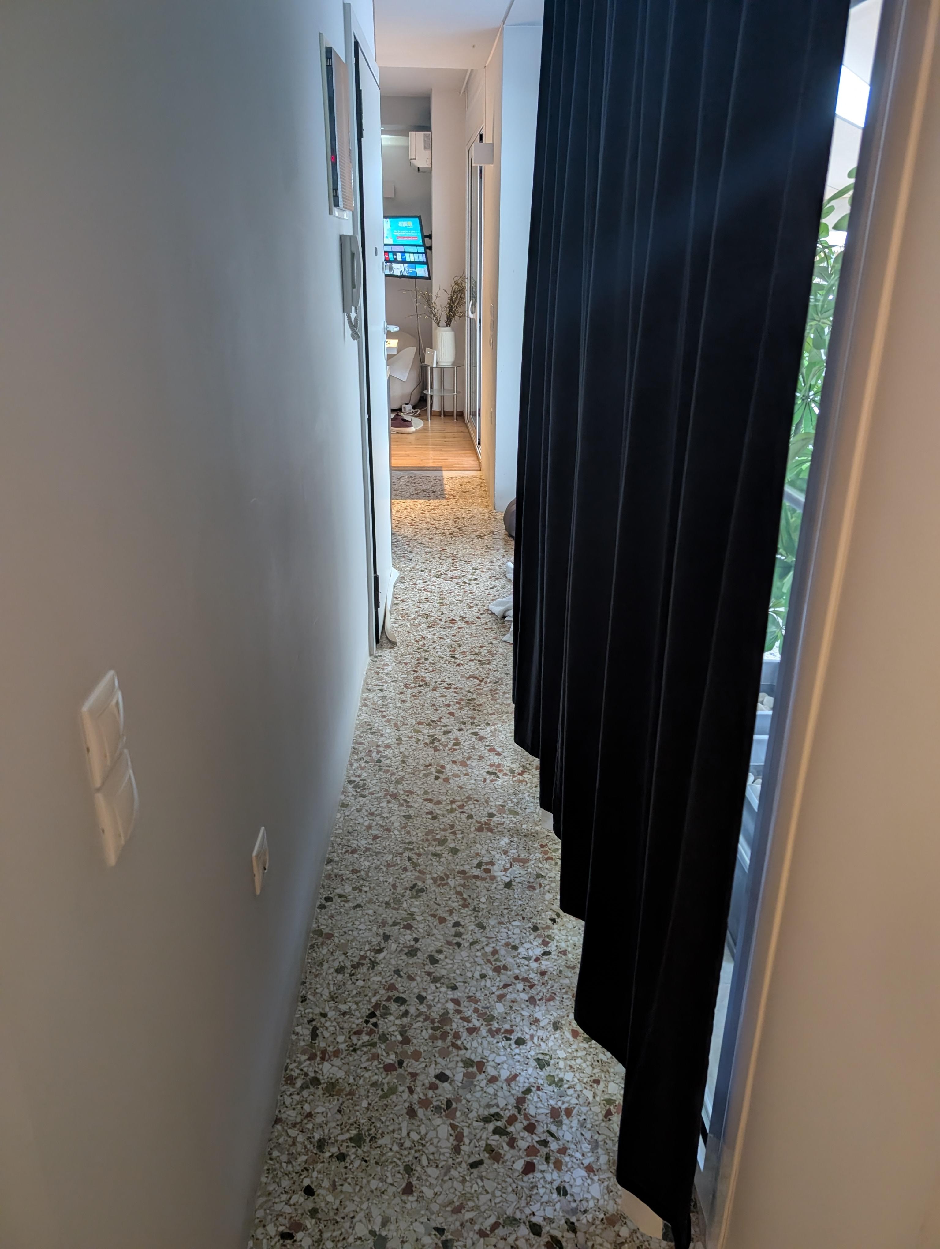 Narrow hallway