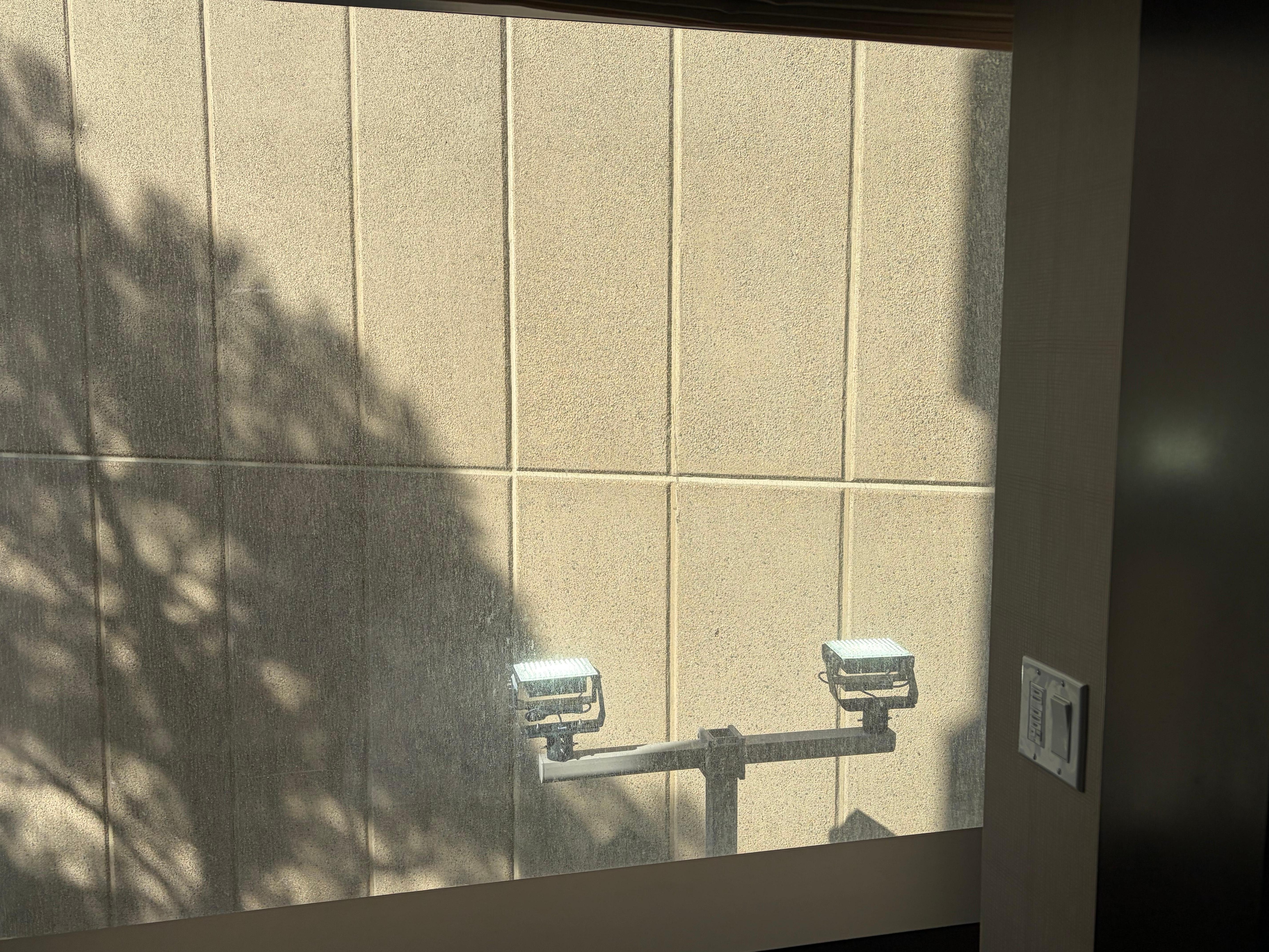 Panoramic view of the wall