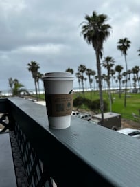 Enjoying my morning cup with this view and sound … priceless!