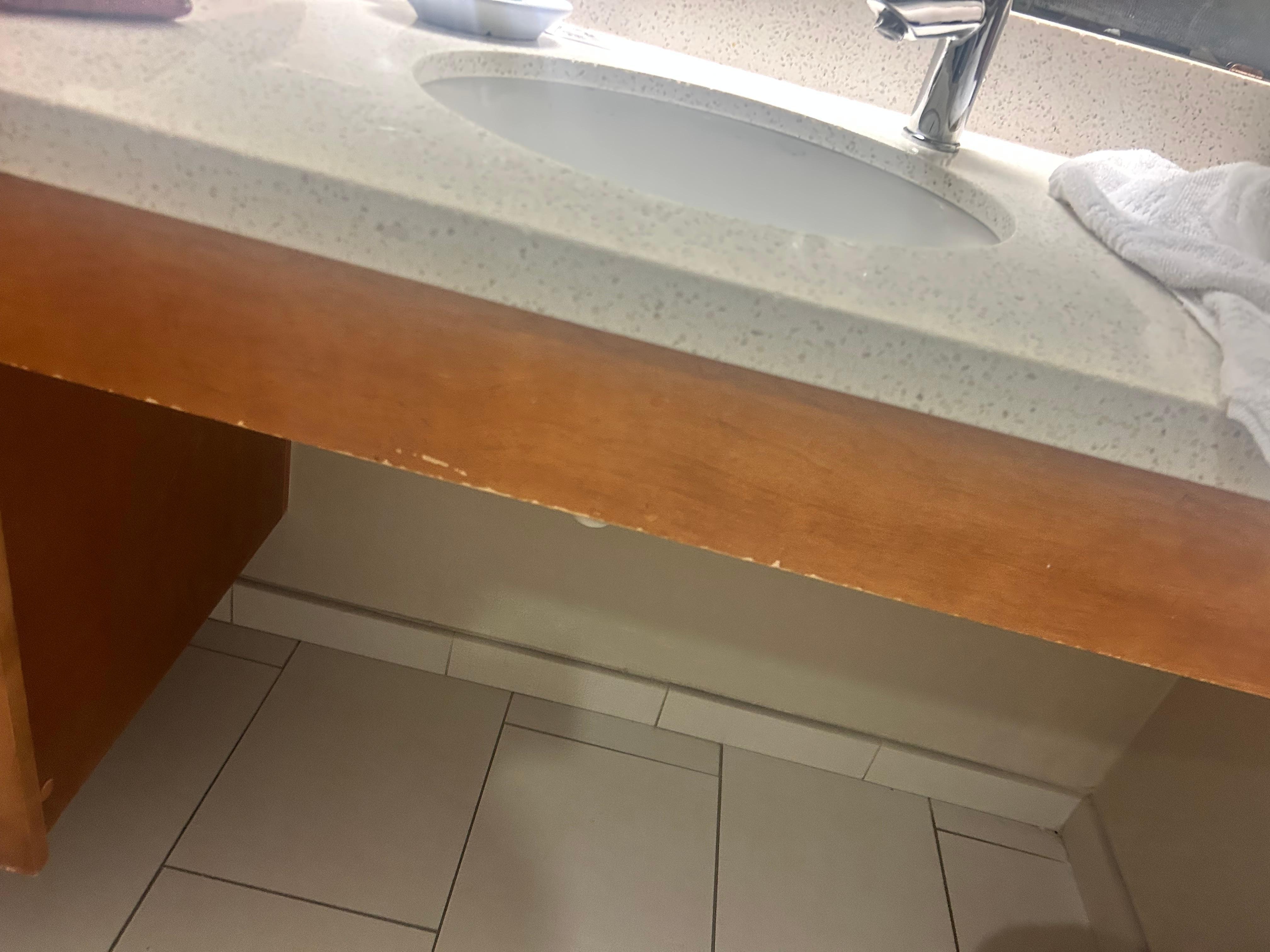 Wood finish coming off