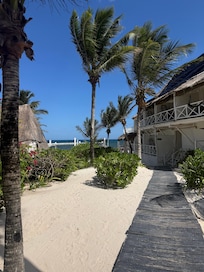 Walkway to beach from room
