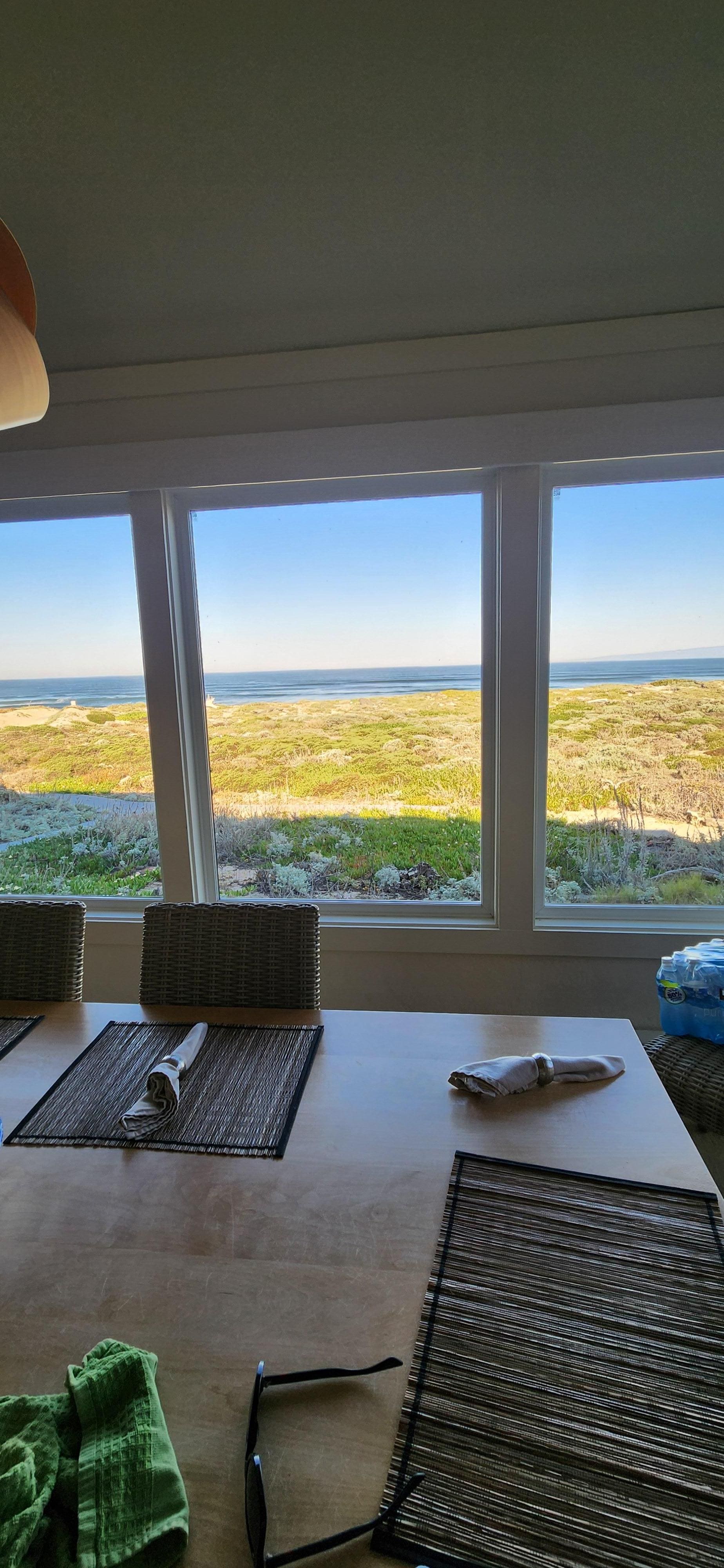 View from kitchen table