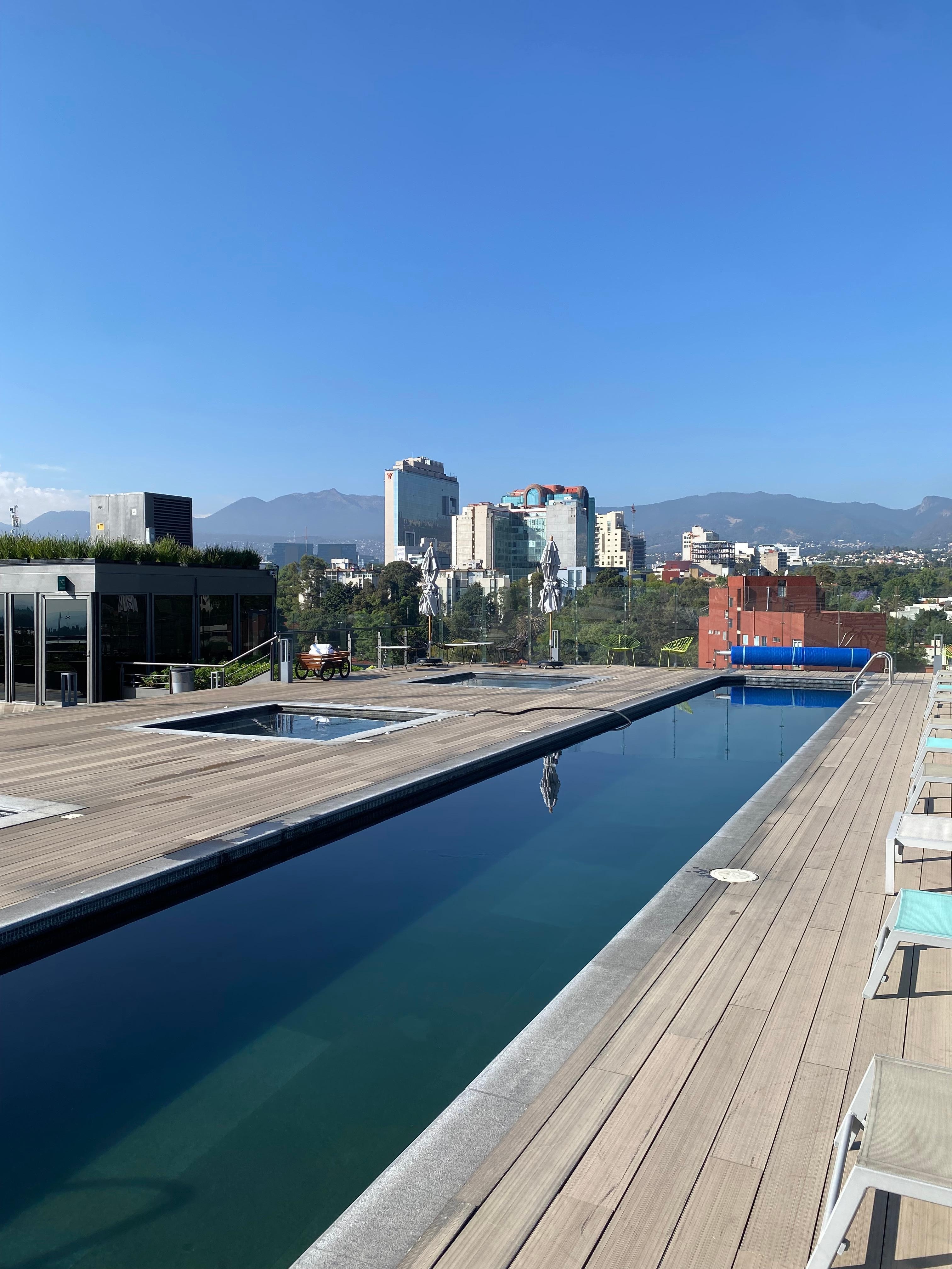 La terraza es increíble :) 