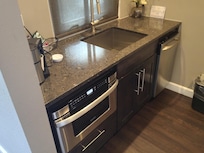 Kitchen with Stove Top Dishwasher