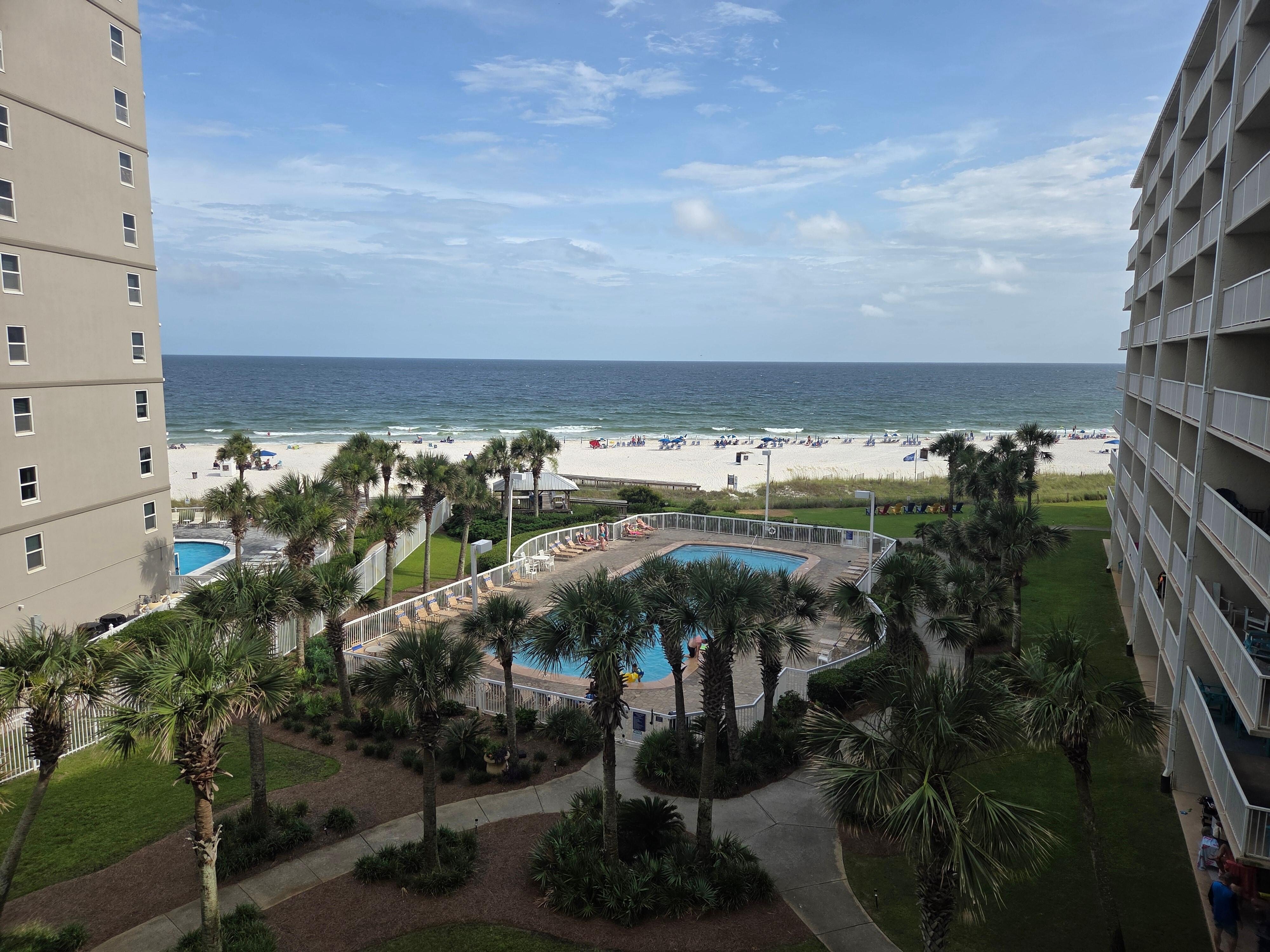 View from the large balcony 
