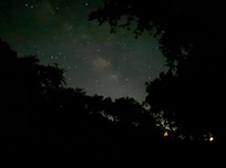 Even with all the illumination next door, I was able to take a 3 sec picture of the milky way with my phone.