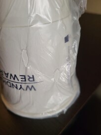 Every cup had holes in the plastic wrapper.