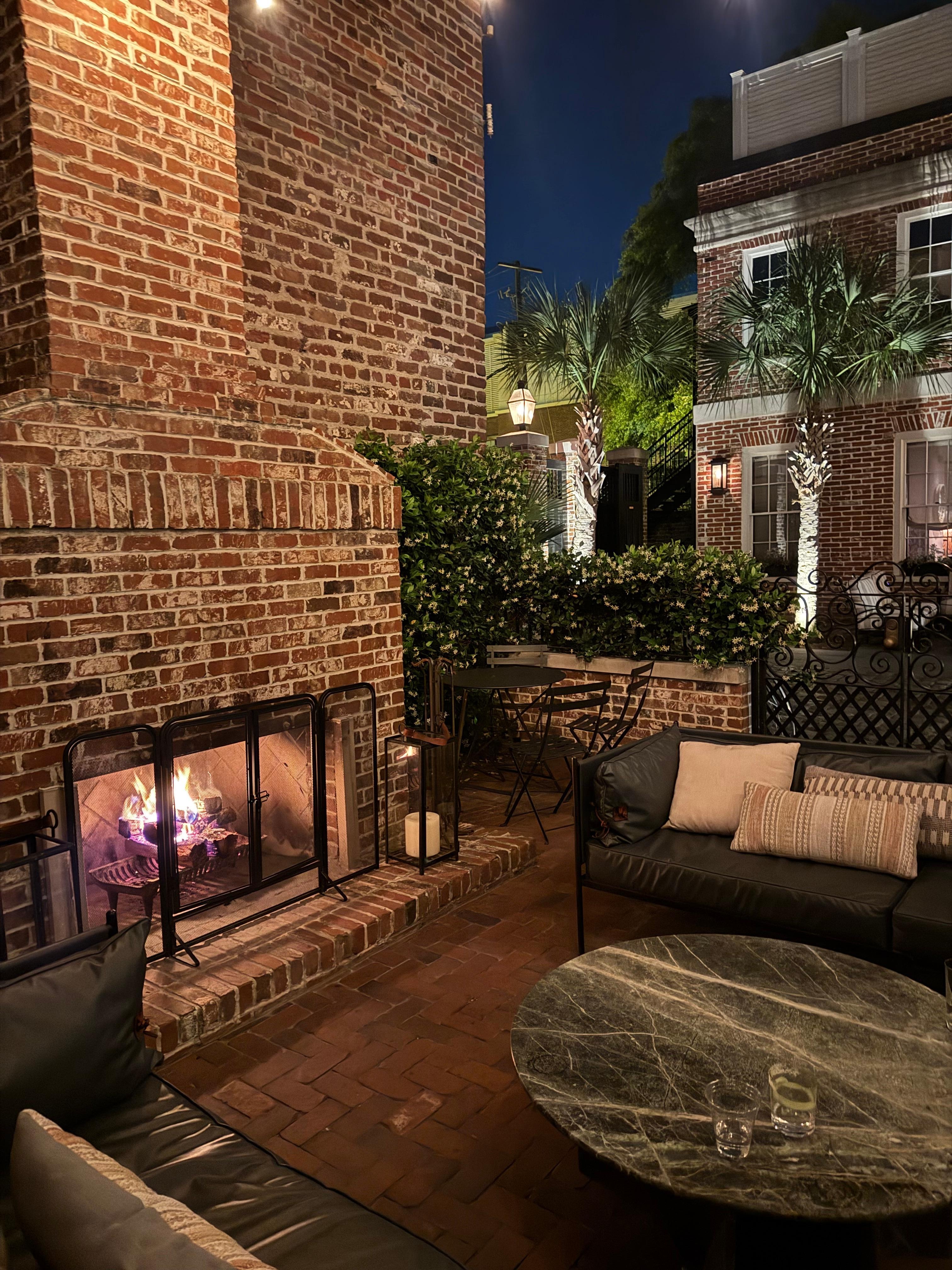 Beautiful outdoor seating 