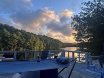 Sunset on the deck