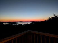 Sunset from the deck.
