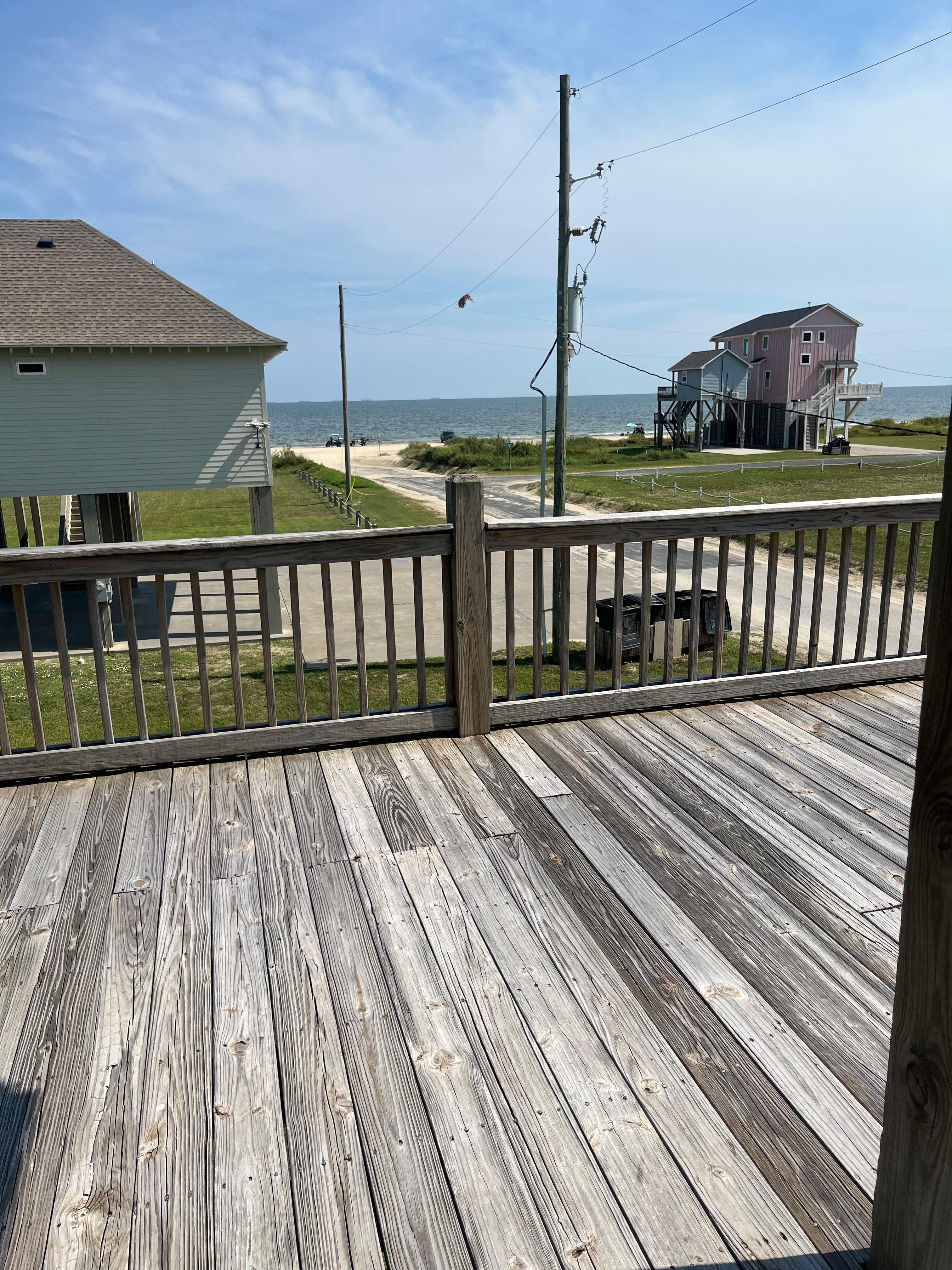Deck view. 