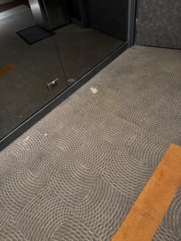 Carpetes velhos, com cheiro de mofo