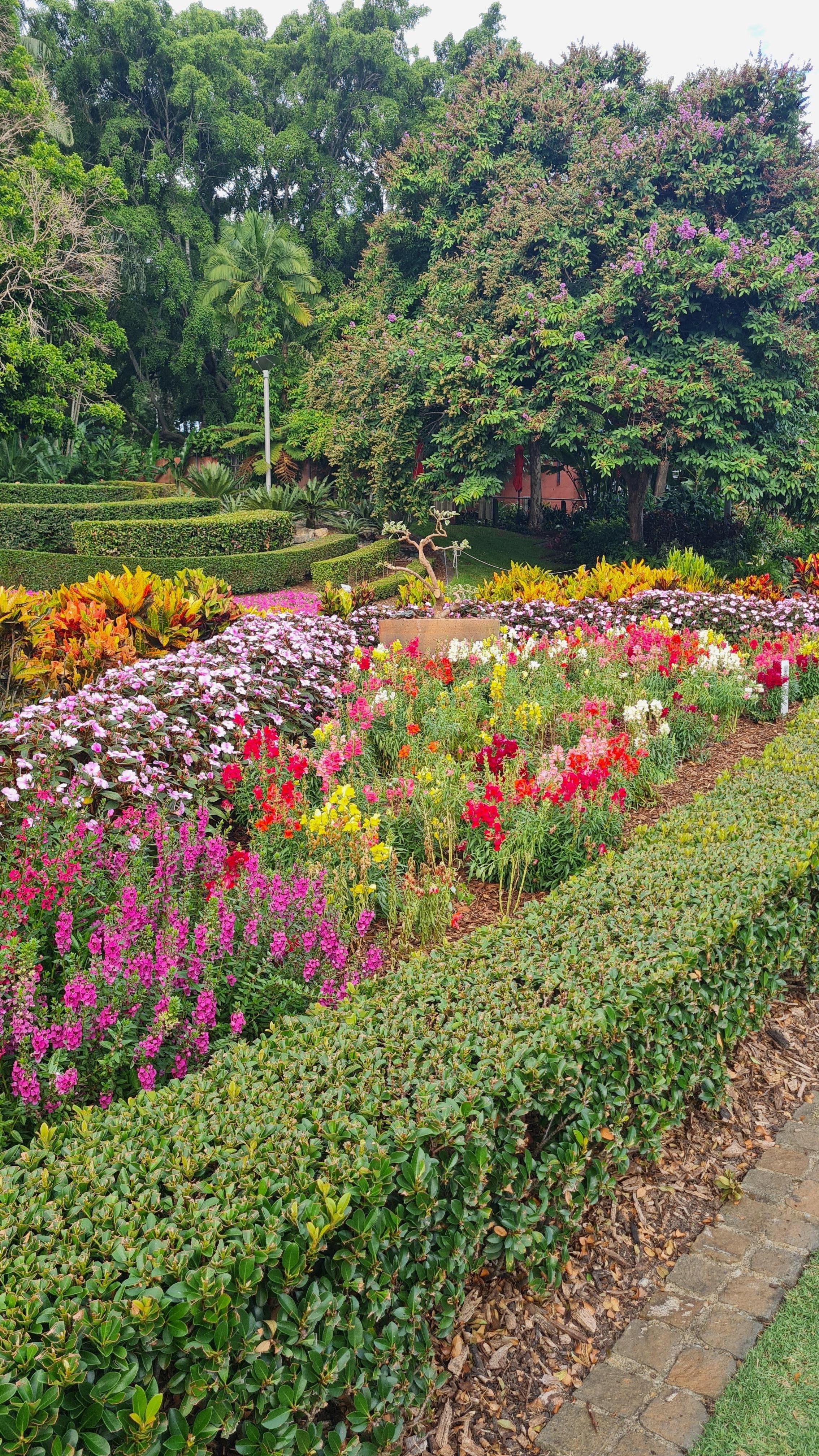 Short walk down to the parklands