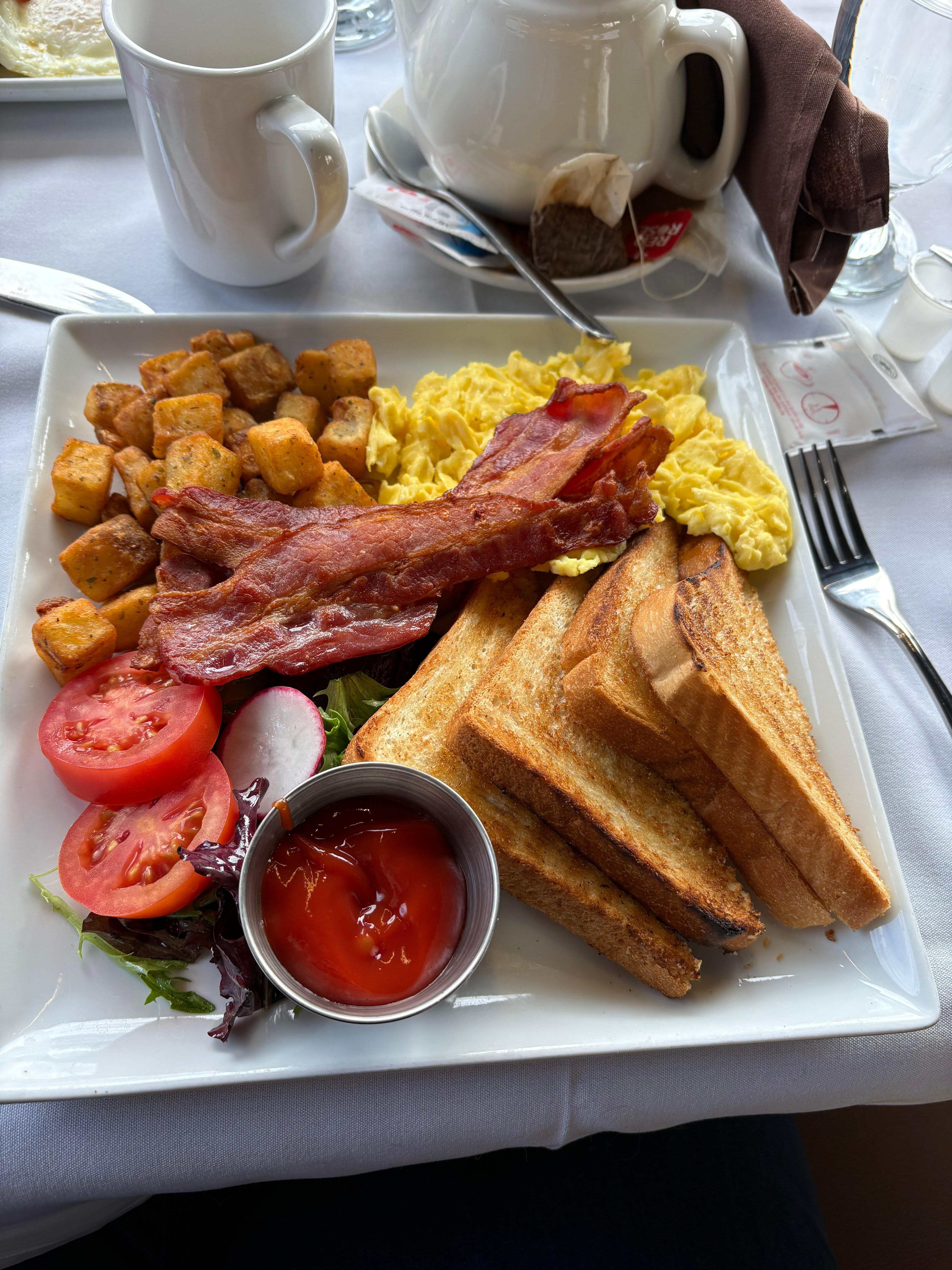 A delicious breakfast.